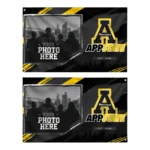 Appalachian State Mountaineers House Flag Custom Framed Photo Black Best Selling