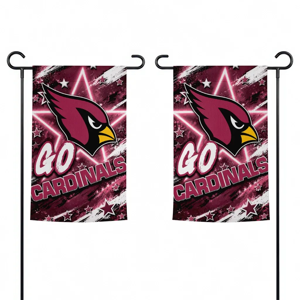 Arizona Cardinals Garden Flag Custom Glowing Star Red Fashion Forward Arizona Cardinals Garden Flag Custom Glowing Star Red Fashion Forward