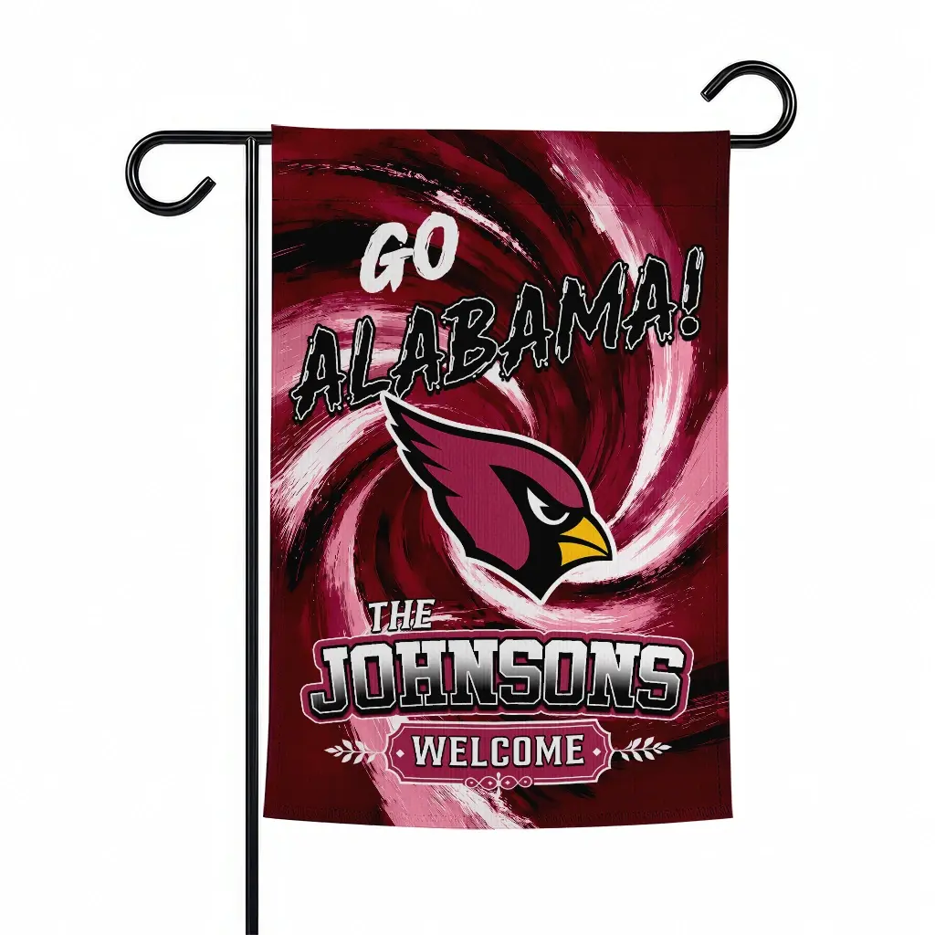 Arizona Cardinals Garden Flag Custom Swirl Vortex Red Best Selling Arizona Cardinals Garden Flag Custom Swirl Vortex Red Best Selling