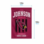 Arizona Cardinals Garden Flag Customized Distressed Stripes Red Best Selling