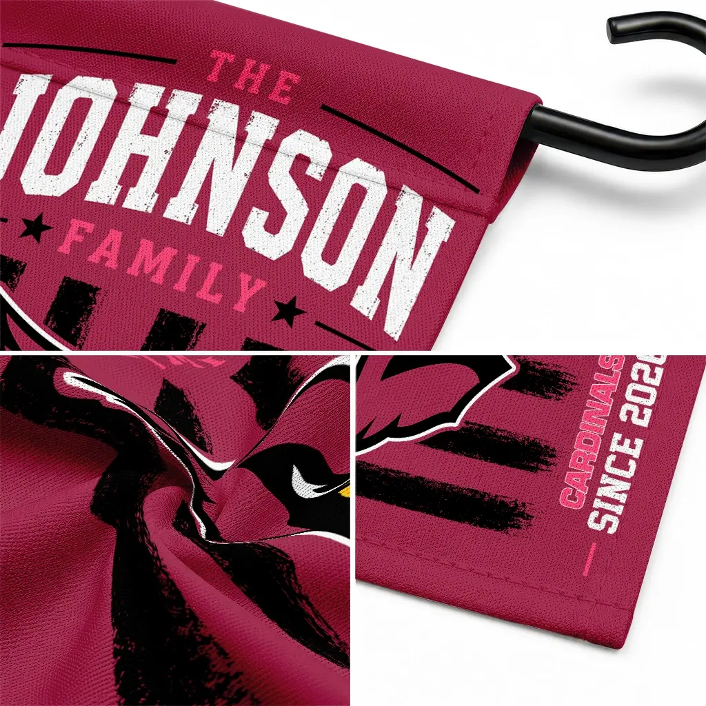 Arizona Cardinals Garden Flag Customized Distressed Stripes Red Latest Model Arizona Cardinals Garden Flag Customized Distressed Stripes Red Latest Model