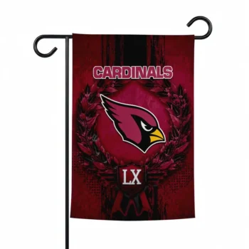 Arizona Cardinals Garden Flag Customized Laurel Wreath Red Best Selling