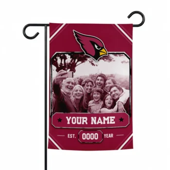 Arizona Cardinals Garden Flag - Customized Photo Frame Red