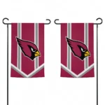 Arizona Cardinals Garden Flag Personalized Chevron Stripes Red Best Selling