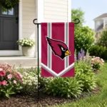Arizona Cardinals Garden Flag Personalized Chevron Stripes Red Best Selling
