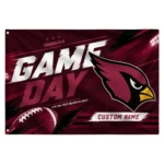 Arizona Cardinals House Flag Custom Action Streaks Red Best Selling