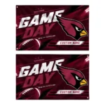 Arizona Cardinals House Flag Custom Action Streaks Red Best Selling
