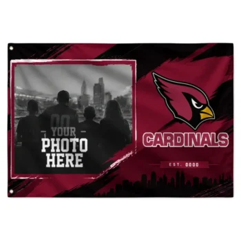 Arizona Cardinals House Flag Customized Framed Photo Red Black Best Selling