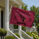 Arizona Cardinals House Flag Personalized Ornate Border Red Best Selling