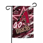 Arizona Diamondbacks Garden Flag Custom Glowing Star Red Best Selling