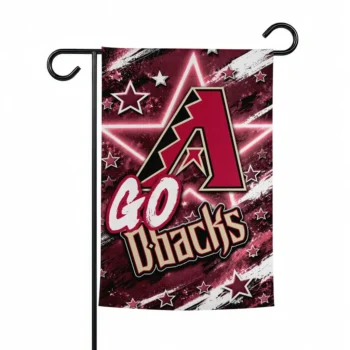 Arizona Diamondbacks Garden Flag Custom Glowing Star Red Best Selling