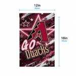 Arizona Diamondbacks Garden Flag Custom Glowing Star Red Best Selling