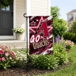 Arizona Diamondbacks Garden Flag Custom Glowing Star Red Best Selling