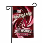 Arizona Diamondbacks Garden Flag Custom Swirl Vortex Red Best Selling