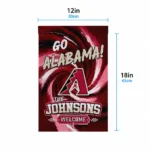 Arizona Diamondbacks Garden Flag Custom Swirl Vortex Red Best Selling