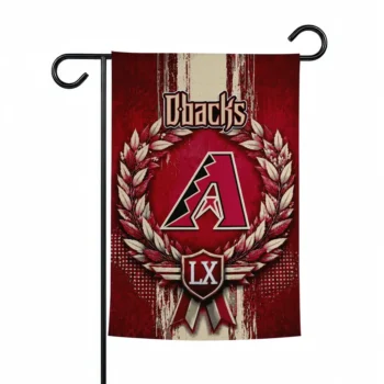 Arizona Diamondbacks Garden Flag Customized Laurel Wreath Red Best Selling