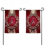 Arizona Diamondbacks Garden Flag Customized Laurel Wreath Red Best Selling