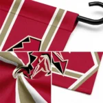 Arizona Diamondbacks Garden Flag Personalized Chevron Stripes Red Best Selling