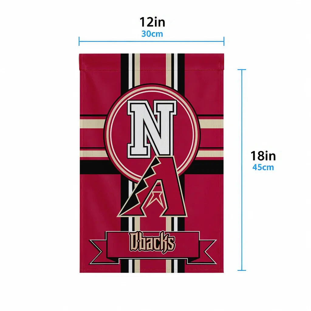 Arizona Diamondbacks Garden Flag Personalized Circle Medallion Red High Quality Arizona Diamondbacks Garden Flag Personalized Circle Medallion Red High Quality