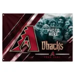 Arizona Diamondbacks House Flag Custom Diagonal Stripes Red Best Selling