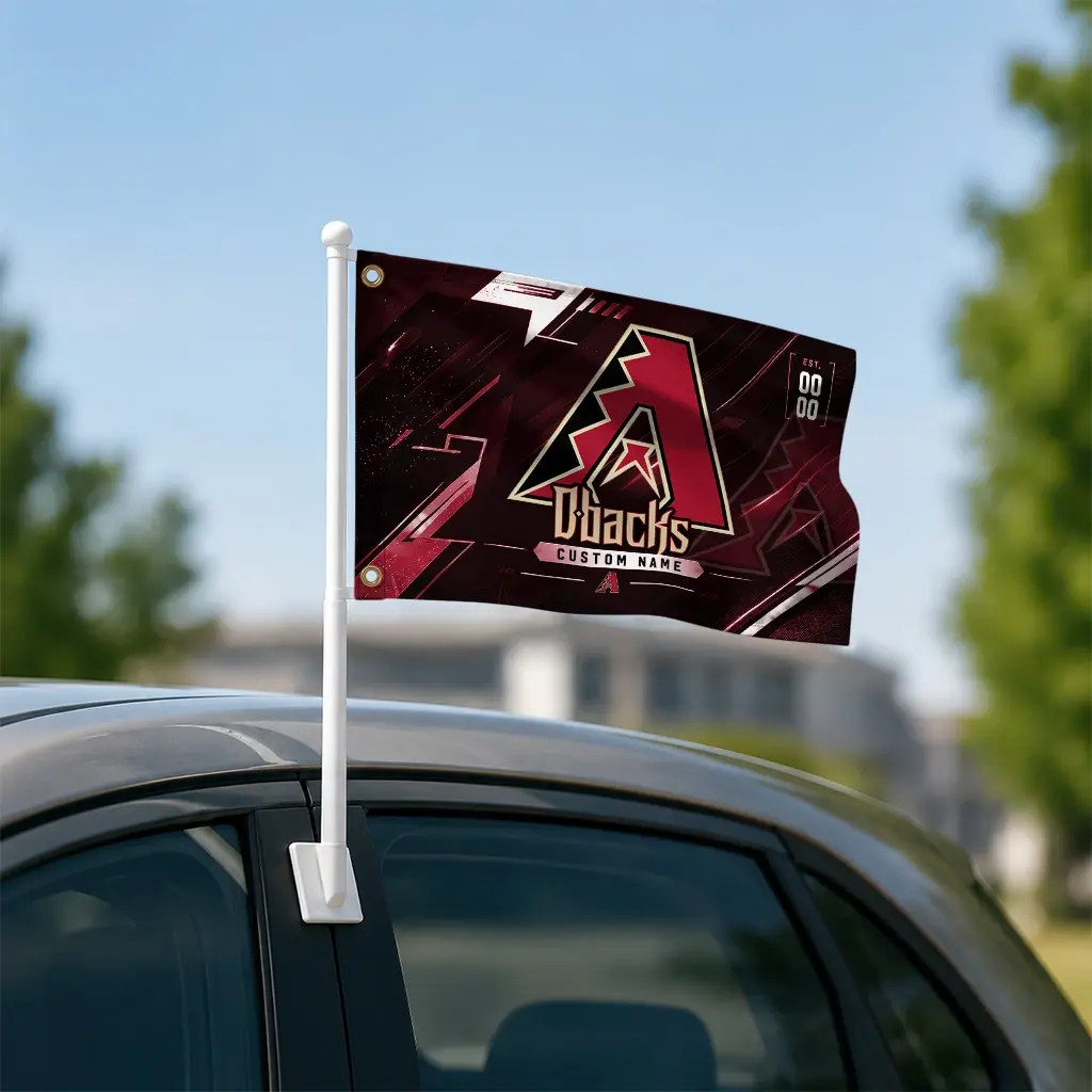 Arizona Diamondbacks House Flag Customized Speed Slashes Red Latest Model Arizona Diamondbacks House Flag Customized Speed Slashes Red Latest Model