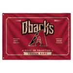 Arizona Diamondbacks House Flag Personalized Ornate Border Red Best Selling