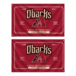 Arizona Diamondbacks House Flag Personalized Ornate Border Red Best Selling