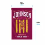 Arizona State Sun Devils Garden Flag Custom Distressed Stripes Maroon Best Selling