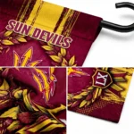Arizona State Sun Devils Garden Flag Custom Laurel Wreath Maroon Best Selling