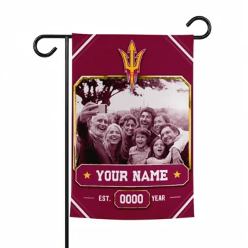 Arizona State Sun Devils Garden Flag - Custom Photo Frame Maroon