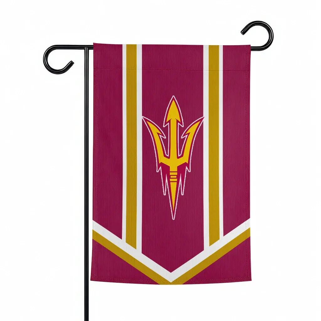 Arizona State Sun Devils Garden Flag Customized Chevron Stripes Maroon Best Selling Arizona State Sun Devils Garden Flag Customized Chevron Stripes Maroon Best Selling