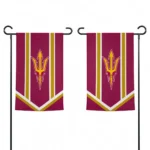 Arizona State Sun Devils Garden Flag Customized Chevron Stripes Maroon Best Selling