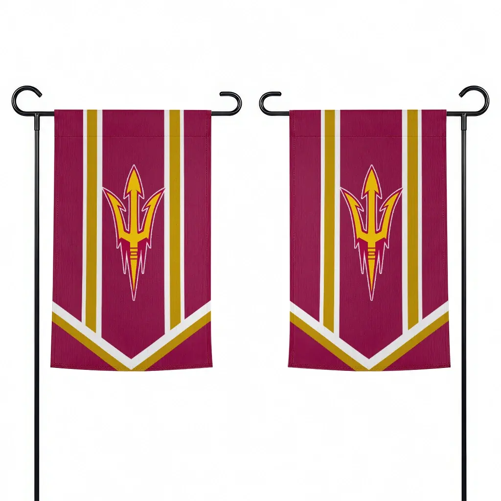 Arizona State Sun Devils Garden Flag Customized Chevron Stripes Maroon Fashion Forward Arizona State Sun Devils Garden Flag Customized Chevron Stripes Maroon Fashion Forward