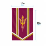 Arizona State Sun Devils Garden Flag Customized Chevron Stripes Maroon Best Selling