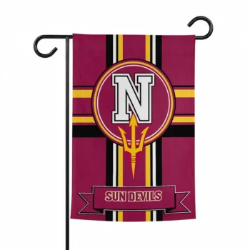 Arizona State Sun Devils Garden Flag Customized Circle Medallion Maroon Best Selling