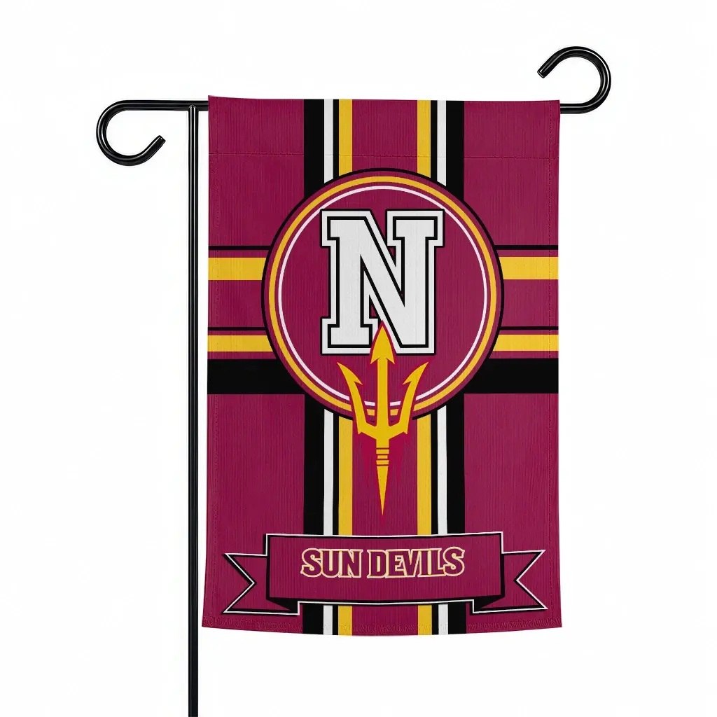 Arizona State Sun Devils Garden Flag Customized Circle Medallion Maroon Best Selling Arizona State Sun Devils Garden Flag Customized Circle Medallion Maroon Best Selling