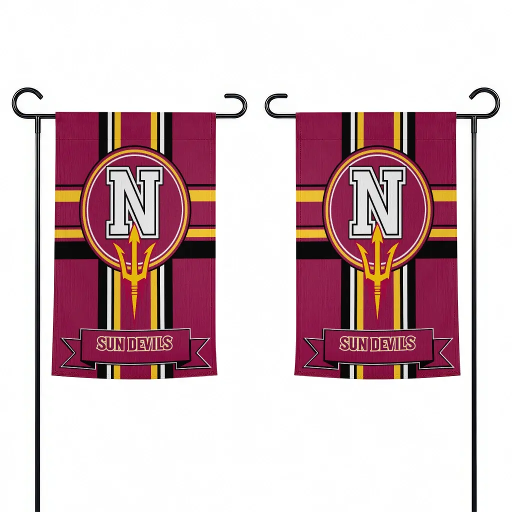 Arizona State Sun Devils Garden Flag Customized Circle Medallion Maroon Fashion Forward Arizona State Sun Devils Garden Flag Customized Circle Medallion Maroon Fashion Forward