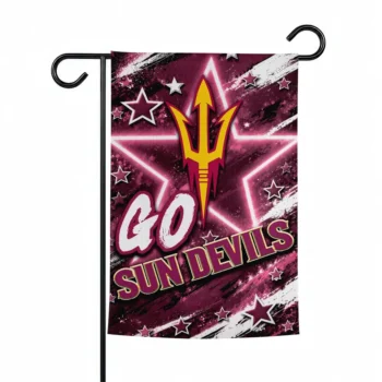Arizona State Sun Devils Garden Flag Personalized Glowing Star Maroon Best Selling