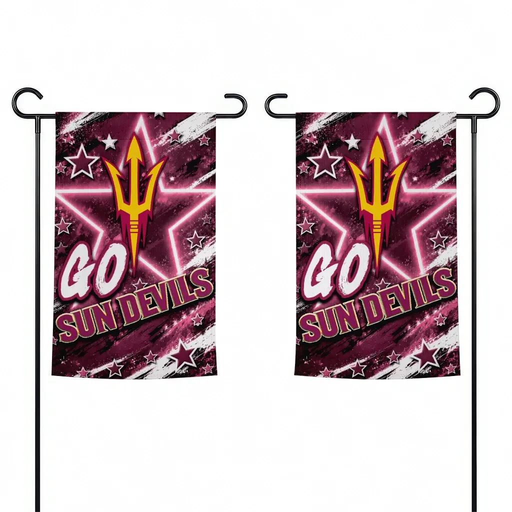 Arizona State Sun Devils Garden Flag Personalized Glowing Star Maroon Fashion Forward Arizona State Sun Devils Garden Flag Personalized Glowing Star Maroon Fashion Forward