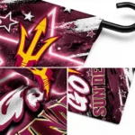Arizona State Sun Devils Garden Flag Personalized Glowing Star Maroon Best Selling