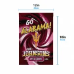 Arizona State Sun Devils Garden Flag Personalized Swirl Vortex Maroon Best Selling