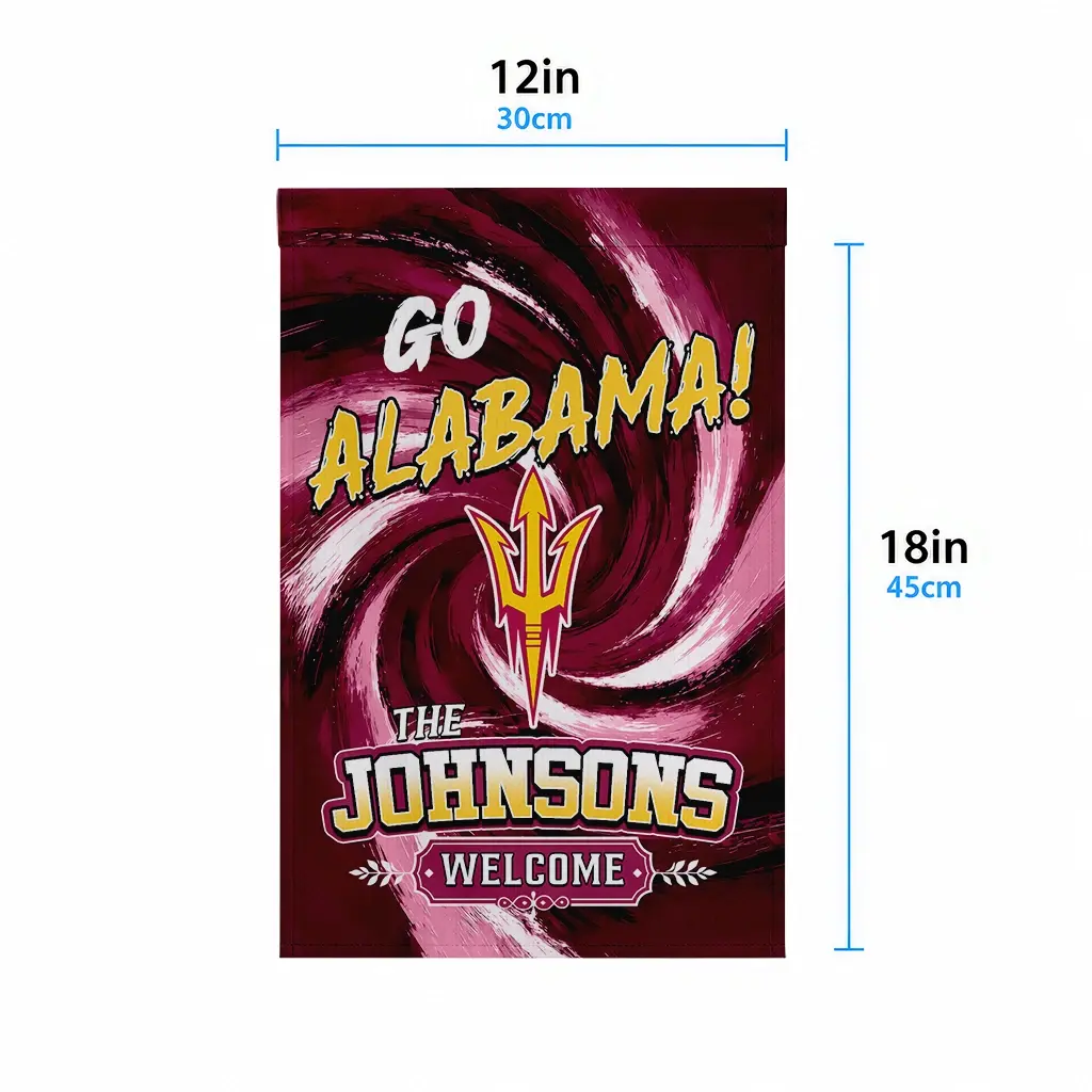 Arizona State Sun Devils Garden Flag Personalized Swirl Vortex Maroon High Quality Arizona State Sun Devils Garden Flag Personalized Swirl Vortex Maroon High Quality
