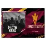 Arizona State Sun Devils House Flag Custom Framed Photo Maroon Black Best Selling