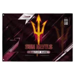 Arizona State Sun Devils House Flag Custom Speed Slashes Maroon Best Selling