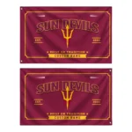 Arizona State Sun Devils House Flag Customized Ornate Border Maroon Best Selling