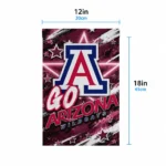 Arizona Wildcats Garden Flag Custom Glowing Star Red Best Selling