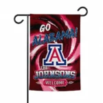 Arizona Wildcats Garden Flag Custom Swirl Vortex Red Best Selling