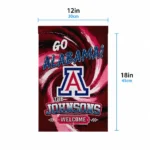 Arizona Wildcats Garden Flag Custom Swirl Vortex Red Best Selling