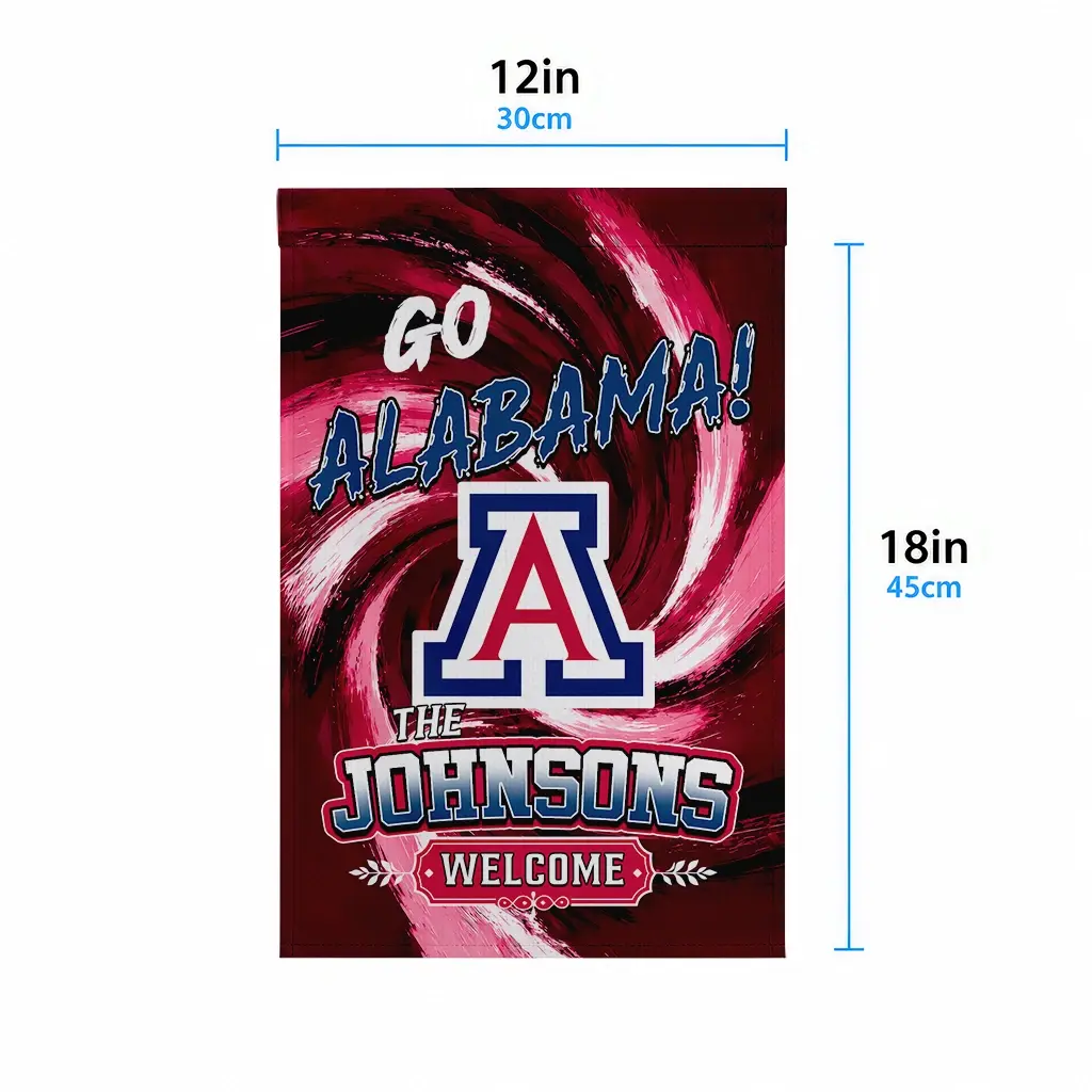 Arizona Wildcats Garden Flag Custom Swirl Vortex Red High Quality Arizona Wildcats Garden Flag Custom Swirl Vortex Red High Quality