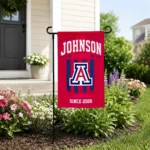 Arizona Wildcats Garden Flag Customized Distressed Stripes Red Best Selling